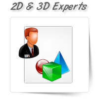 2D & 3D Modeling Experts